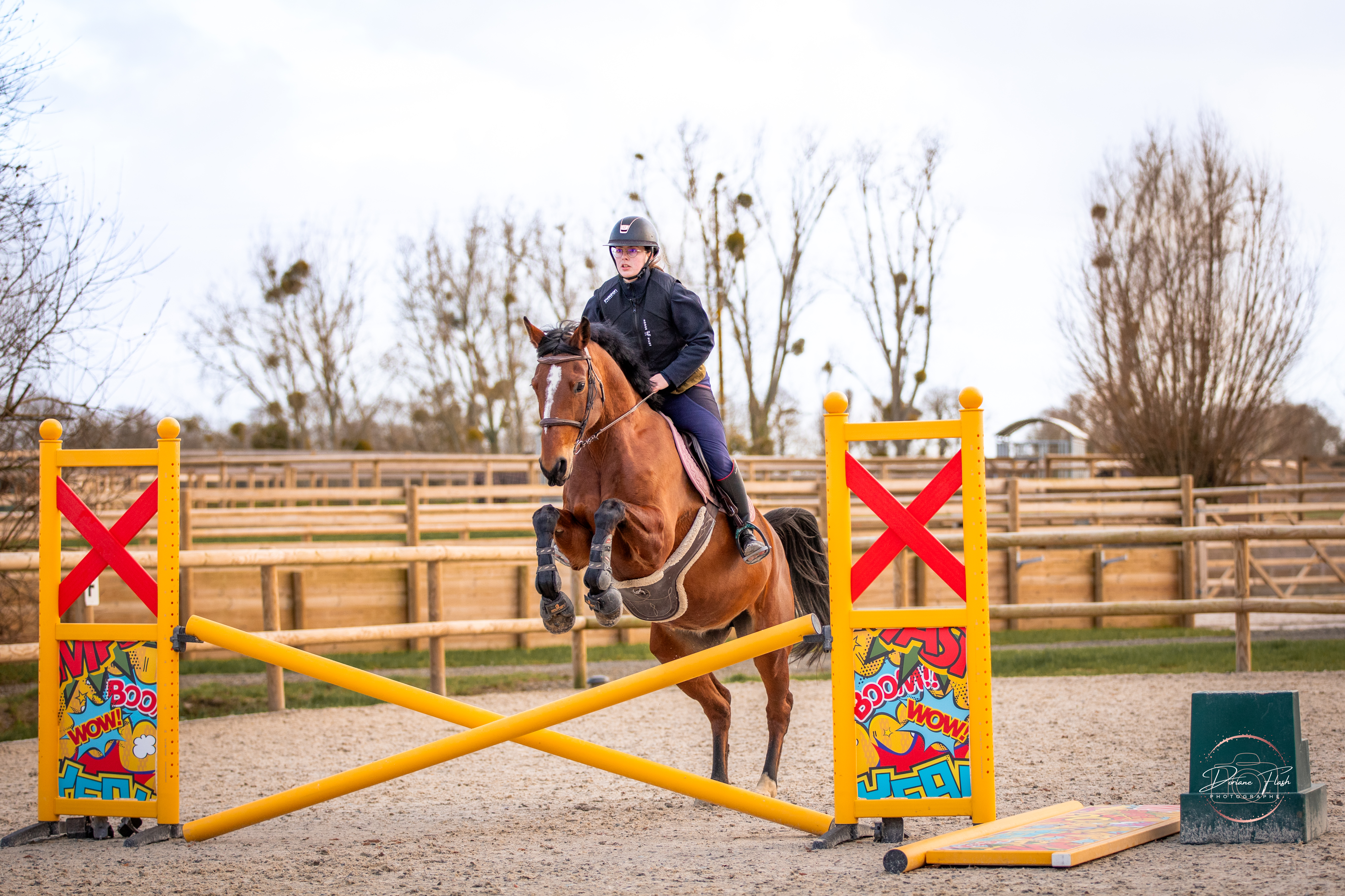 Balade sur la piste de 2,7 km autour des prairies